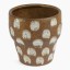 Thread Office Spotted Brown Ceramic Planter