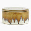 Thread Office Brown Reactive Glaze Ceramic Filled Candle With Lid