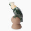 Thread Office Ceramic Green Cockatoo Objet