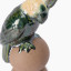 Thread Office Ceramic Green Cockatoo Objet