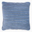Thread Office Windward Blue Striped Space Woven Scatter Cushion with Feather Blend Inner, 60cm x 60cm