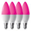 TP Link Tapo L430C Smart Wi?Fi GU10 Multicolour Light Bulbs, Pack of 4