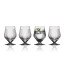 Lyngby Ane Footed Glasses, Set of 4