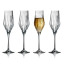 Lyngby Ane Champagne Glasses, Set of 4