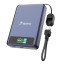 BMX SolidSafe 10000mAh Solid-State Magnetic Power Bank - Blue side view