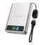 BMX SolidSafe 10000mAh Solid-State Magnetic Power Bank - Silver side view