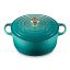 Le Creuset Riviera Signature 3.3L Round Cast Iron Casserole, 22cm