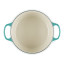 Le Creuset Rivieraï¿½Signature 4.2L Round Cast Iron Casserole, 24cm top view open