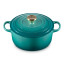 Le Creuset Rivieraï¿½Signature 4.2L Round Cast Iron Casserole, 24cm