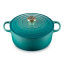 Le Creuset Riviera Signature 5.3L Round Cast Iron Casserole, 26cm
