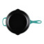 Le Creuset Riviera Signature Round Cast Iron Skillet, 26cm top view