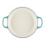 Le Creuset Rivieraï¿½Signature 3.5L Shallow Cast Iron Casserole, 30cm top view open