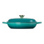 Le Creuset Rivieraï¿½Signature 3.5L Shallow Cast Iron Casserole, 30cm