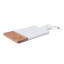 Humble & Mash Quiet Luxury Marble & Wood Serving Board, 35cm