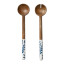 Salisbury & Co Wildflower Calla Salad Servers, Set of 2