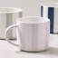 Salisbury & Co Striped Collective Mug, 425ml - Lavender