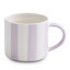 Salisbury & Co Striped Collective Mug, 425ml - Lavender