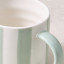 Salisbury & Co Striped Collective Mug, 425ml - Sage