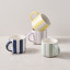 Salisbury & Co Striped Collective Mug, 425ml - Butter