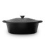 Sagenwolf Oval Casserole ,34cm - Black