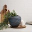 Thread Office Blue Wave Glass Vase