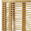 Thread Office Bamboo Webbing Pillar Candle Holder with Glass