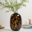 Thread Office Tortoise Shell Belly Glass Vase