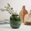 Thread Office Green Contour Glass Vase