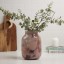 Thread Office Pink Marbled Glass Vase