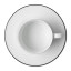 Jenna Clifford Premium Porcelain Cups & Saucers with Black Line, Set of 4