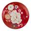 Maxwell & Williams Kimono Cake Plate, 20cm - Red