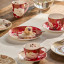 Maxwell & Williams Kimono Cake Plate, 20cm - Red