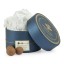 Wedgewood Nougat Milk Belgian Chocolate & Sea Salt Macadamias in Macalette Hat Box