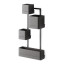 Umbra Cubiko Wall Planter - Black