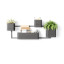 Umbra Cubiko Wall Planter - Black