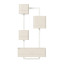 Umbra Cubiko Wall Planter - Sand