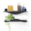 Umbra Surf Shelves, Set of 2 - Black