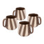 MADE.com Travellers Rest Striped Mugs, Set of 4