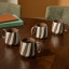 MADE.com Travellers Rest Striped Mugs, Set of 4