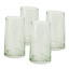 MADE.com Travellers Rest Green Highball Glasses, Set of 4