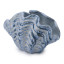 Thread Office Reactive Glaze Clam shell Vase, 20cm