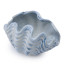 Thread Office Reactive Glaze Clam shell Vase, 20cm
