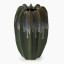 Thread Office Green Reactive Glaze Shell Vase