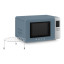 Smeg Microwave Oven with Grill, 29L - Storm Blue