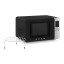 Smeg Microwave Oven with Grill, 29L - Black