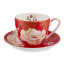 Maxwell & Williams Kimono Cup and Saucer Set - Red