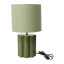 Humble & Mash Small Scallop Table Lamp - Sage