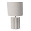 Humble & Mash Small Scallop Table Lamp - Natural