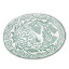 Mervyn Gers Fynbos Oval Platter, 39cm - Green top view