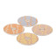 Yvonne Ellen Party Ring Coasters, Set of 4